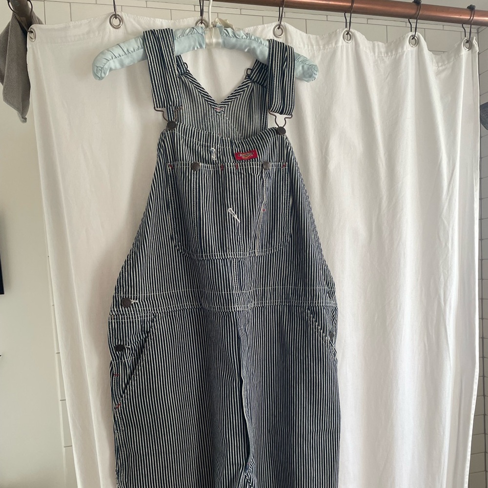 Dickies engineer stripe overalls